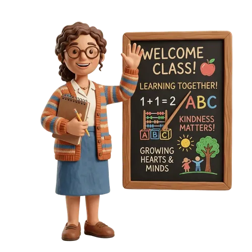 TrueLern teacher mentor illustration