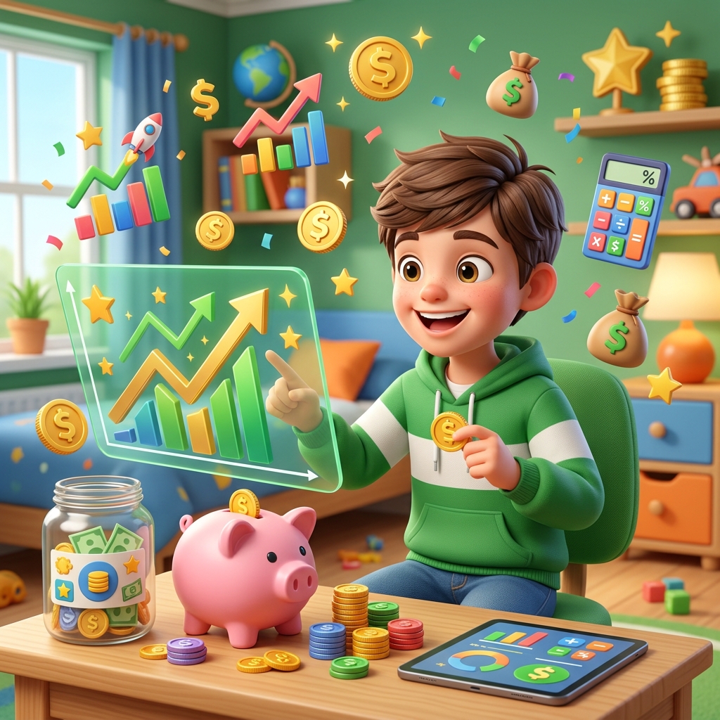Child in live online class